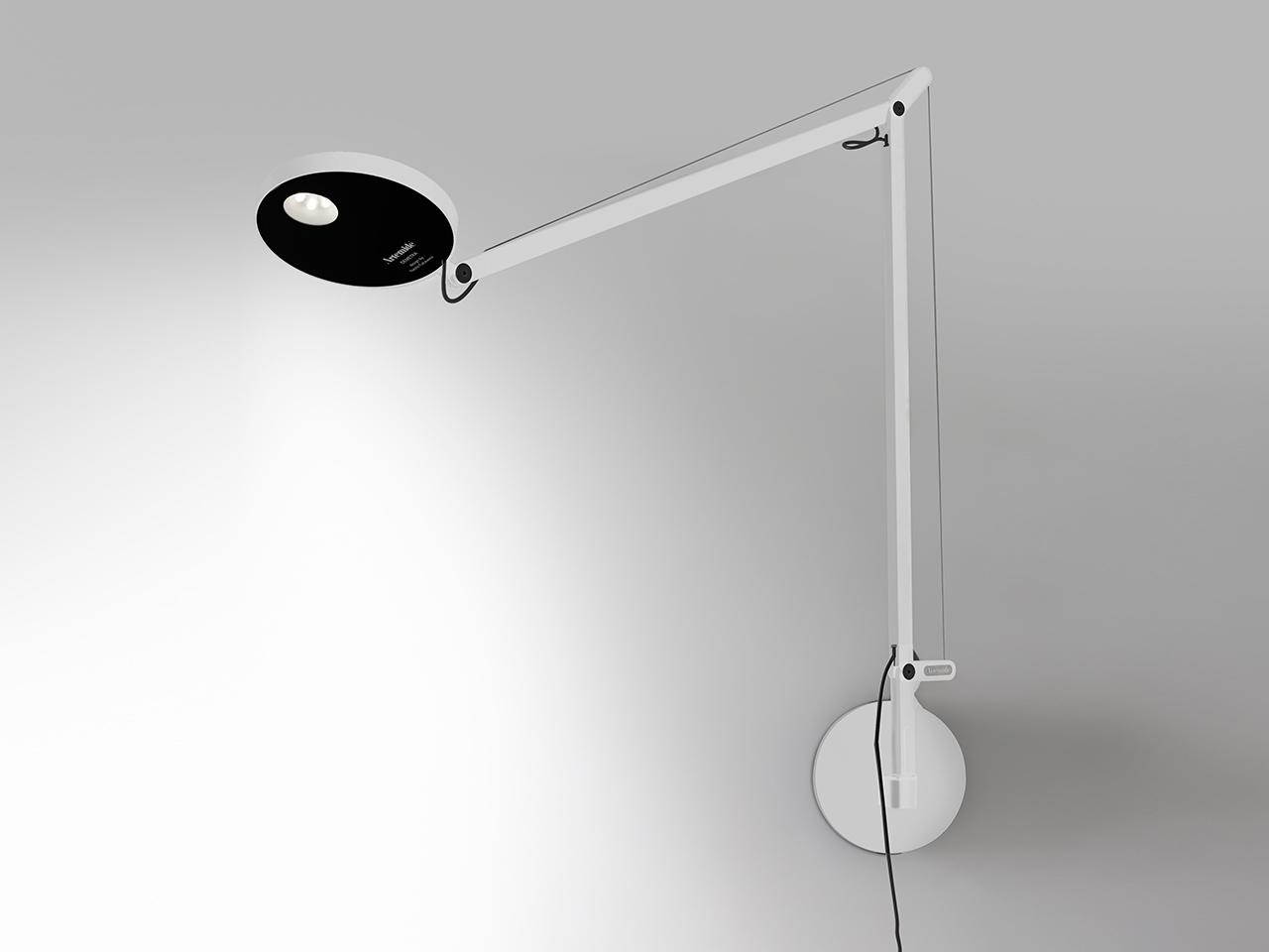 Direct light wall lamp with swing arm | Demetra by Artemide