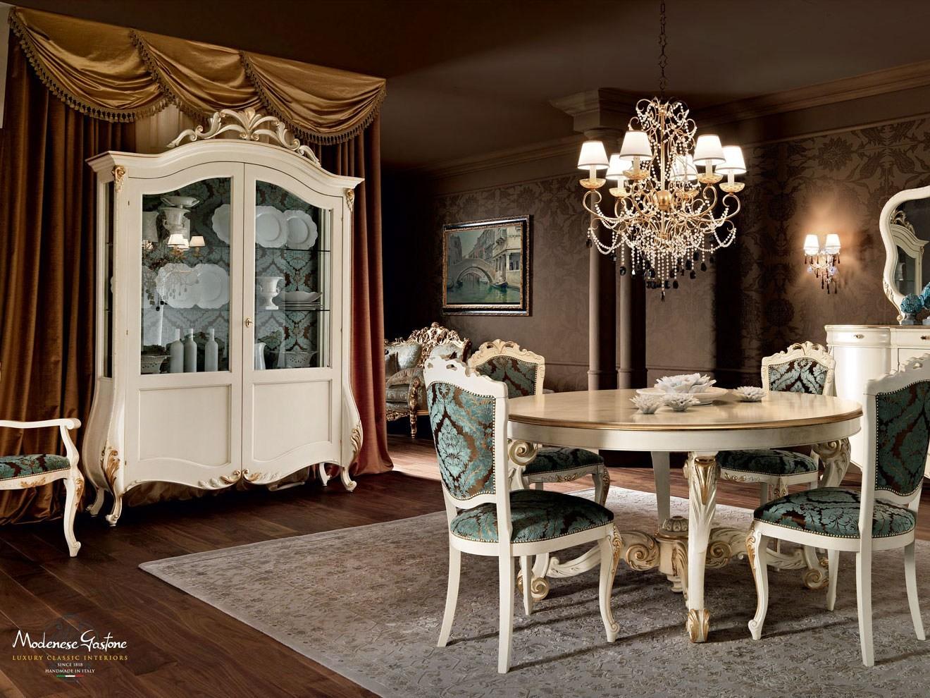 Solid wood display cabinet | 11107 by Modenese Gastone