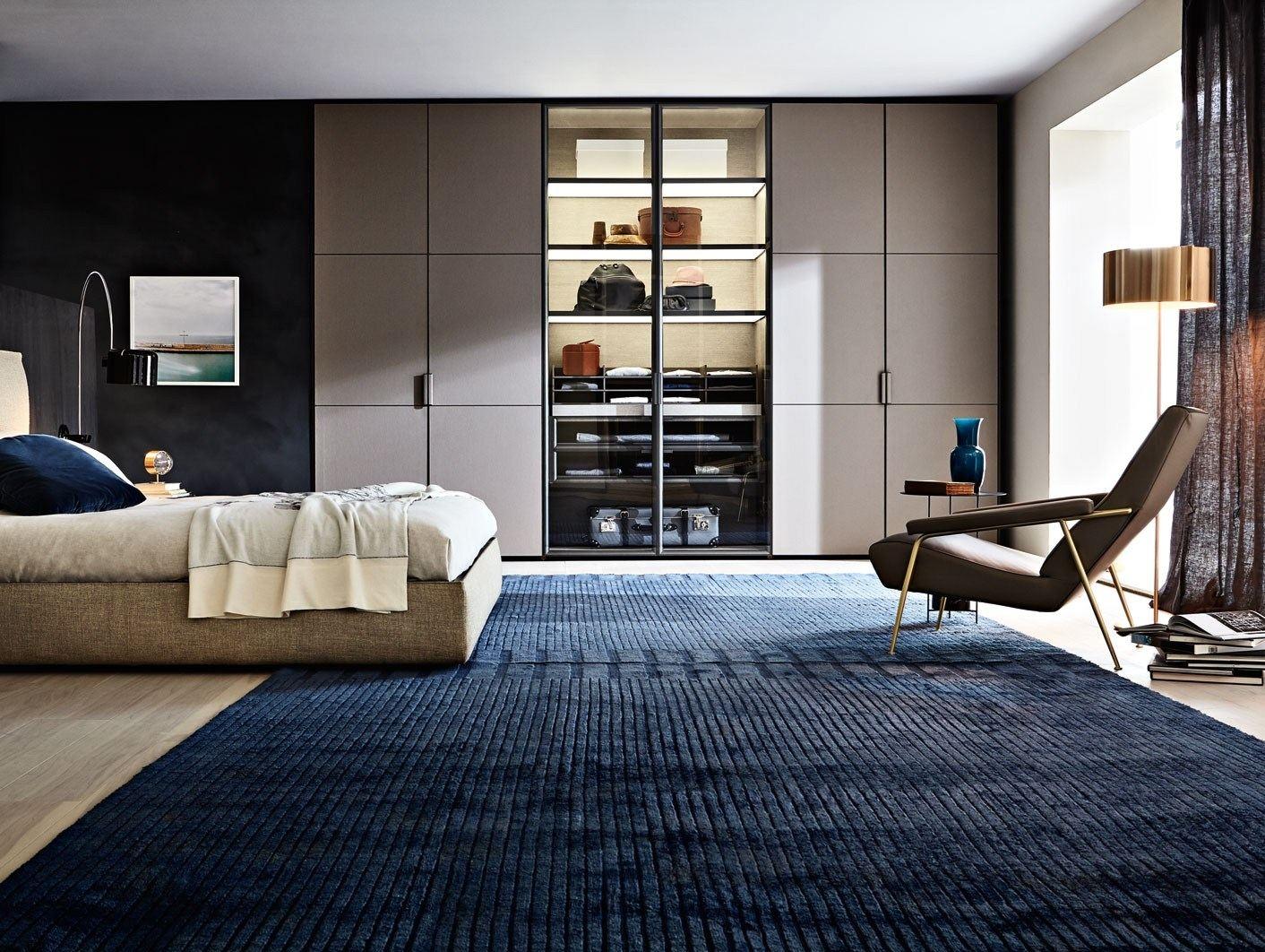 Hinged synthetic material cabinet door | Gliss Master Skin by Molteni