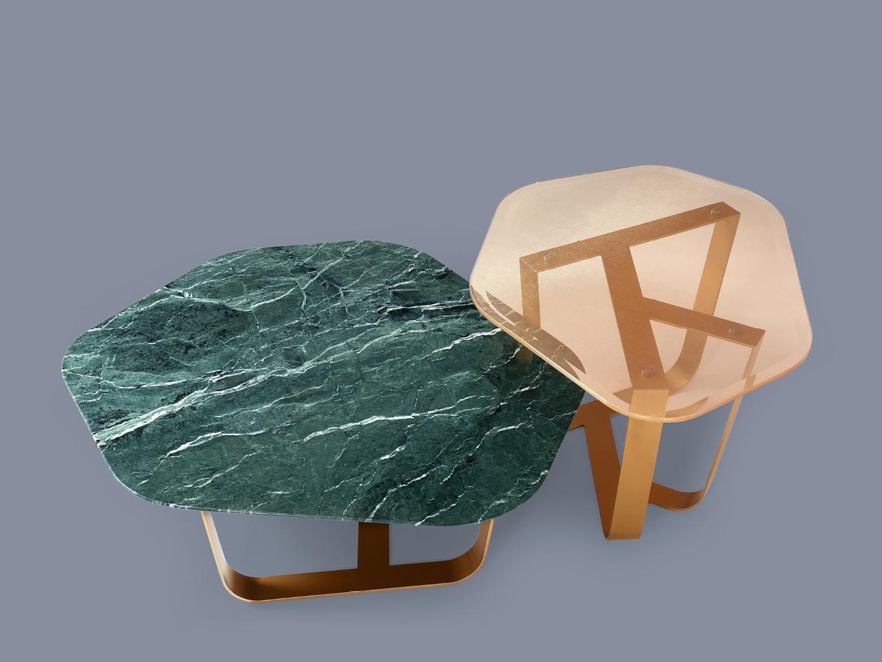 Marble coffee table | Ground by Borzalino