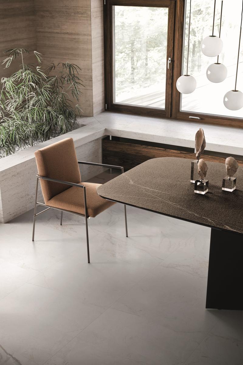 Fabric chair with armrests | Kyo by Ditre Italia