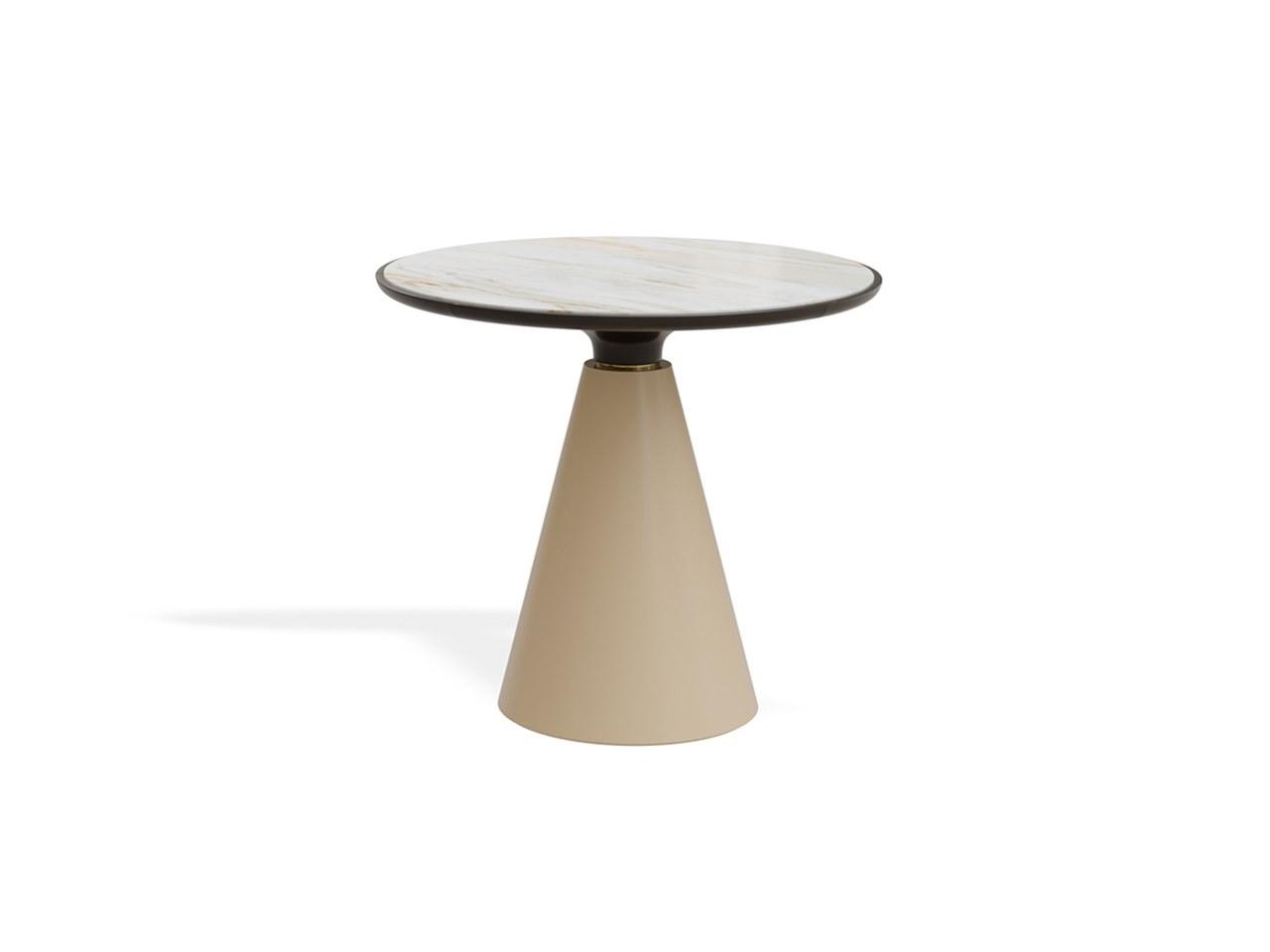 Round wooden coffee table | Pr.297 by Stella del Mobile