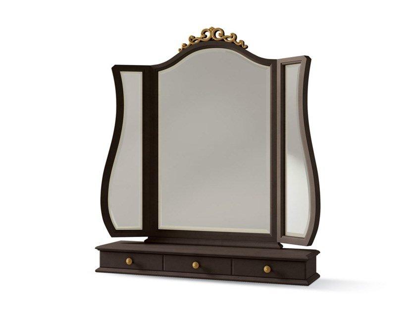 Countertop mirror with cabinet and shelf | 6534 by Carpanese home