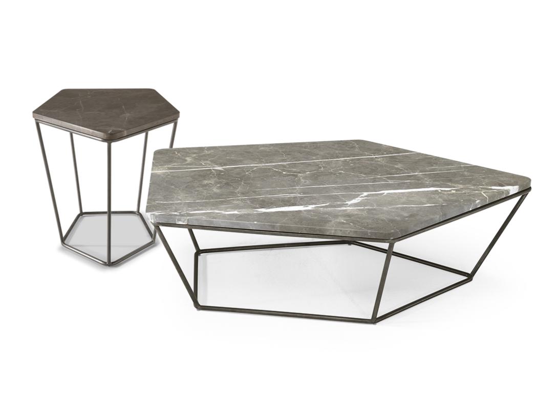 Low marble coffee table | Chocolat by Natuzzi Italia