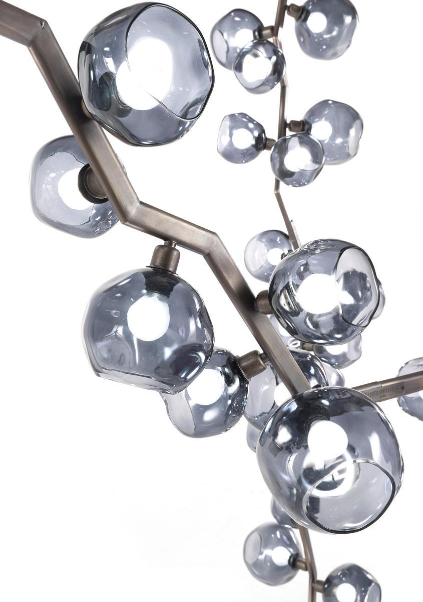 Indirect light metal pendant lamp | Viper by Gianfranco Ferre Home