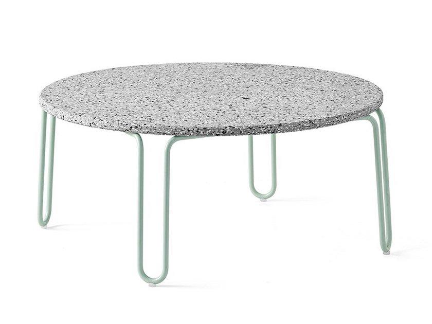 Round composite material coffee table | Stulle by Connubia