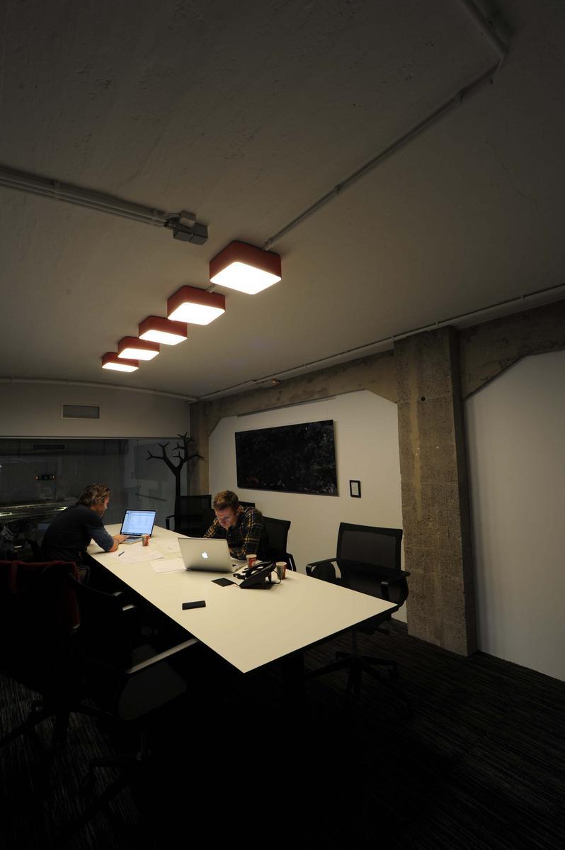 LED polycarbonate ceiling light with dimmer | Edgar by Dark