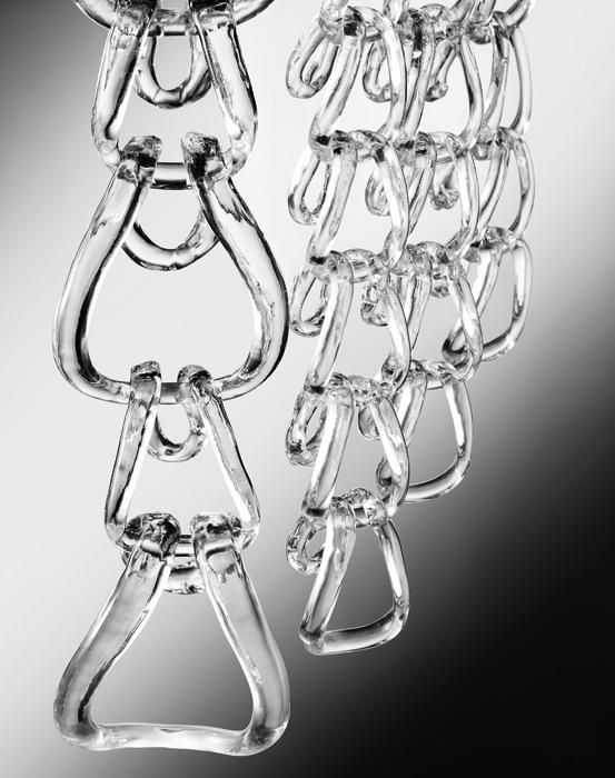 Crystal ceiling lamp | Minigiogali Pl Ca3 by Vistosi