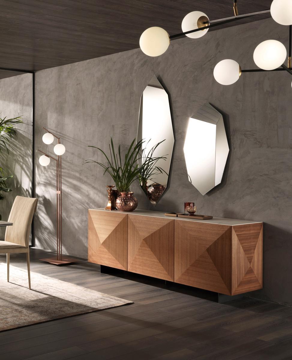 Wooden sideboard with doors | C-wood by Riflessi
