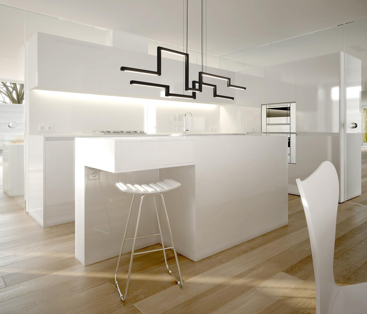 LED direct light metal pendant lamp | Artys H4 by Ilfari