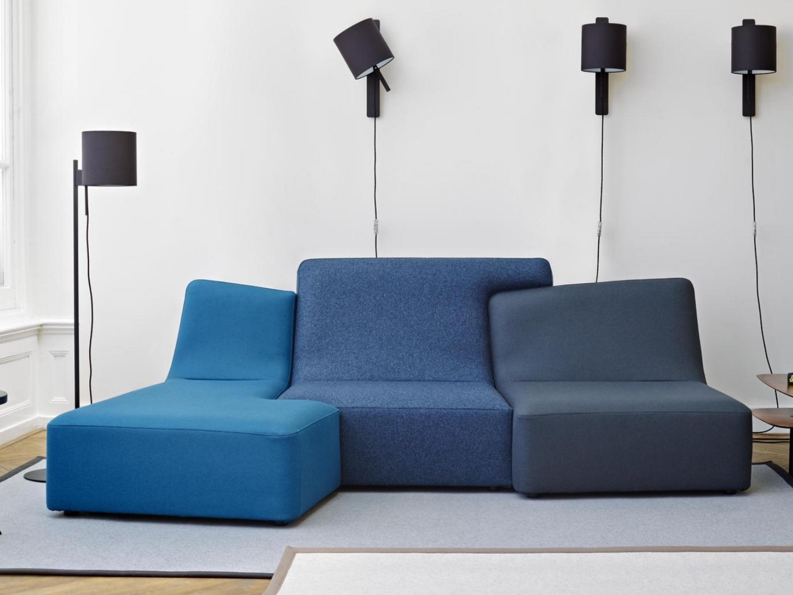 3 seater fabric sofa | Confluences 2 by Ligne Roset
