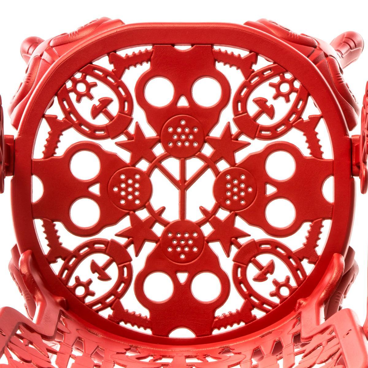 Aluminium garden chair with armrests | Industry by Seletti