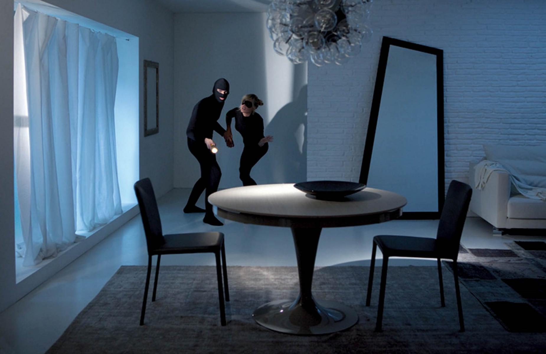 Round wooden table | Eclipse Legno by Ozzio Italia