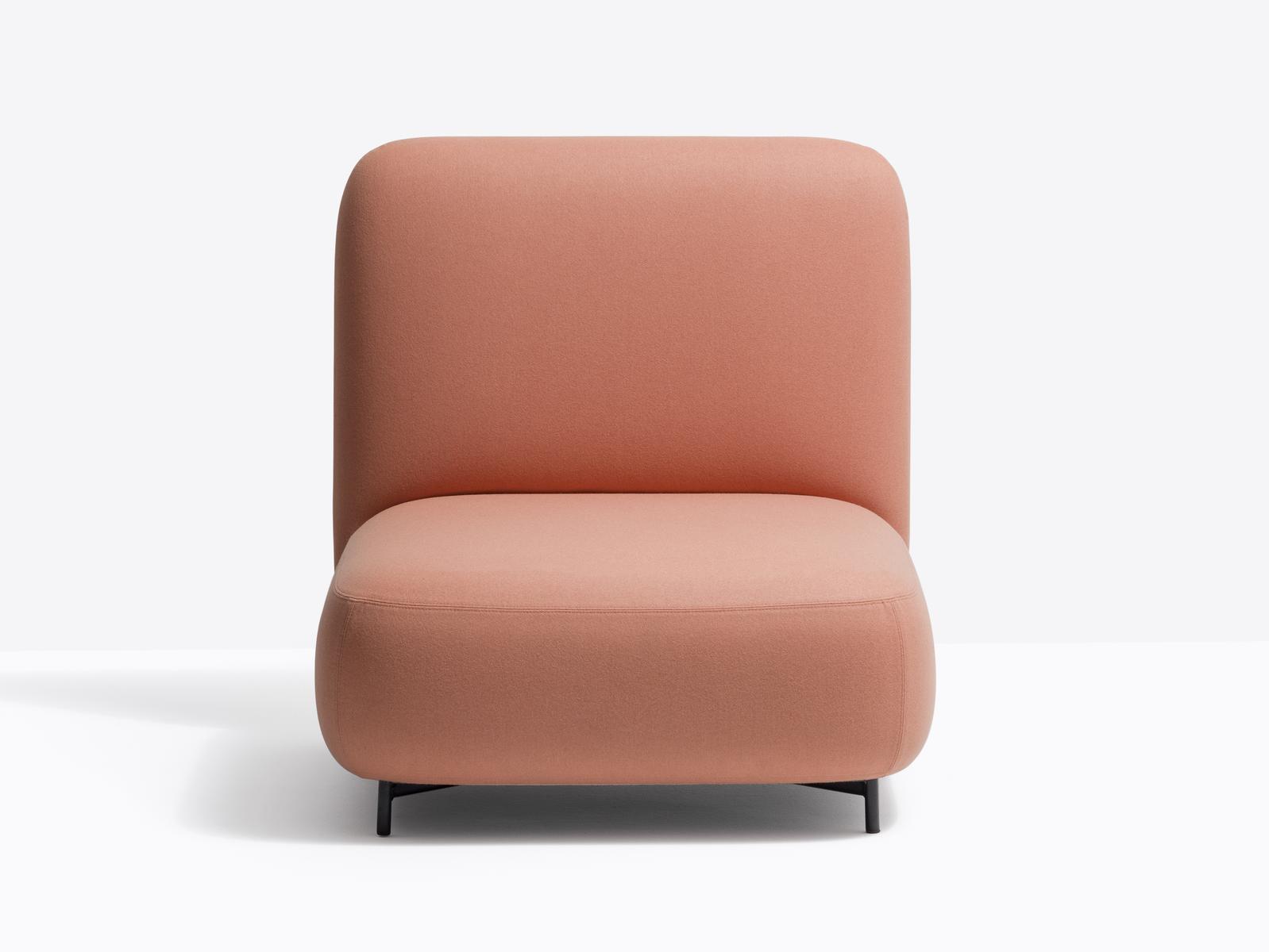 Upholstered fabric lobby chair | Buddy 212s by Pedrali