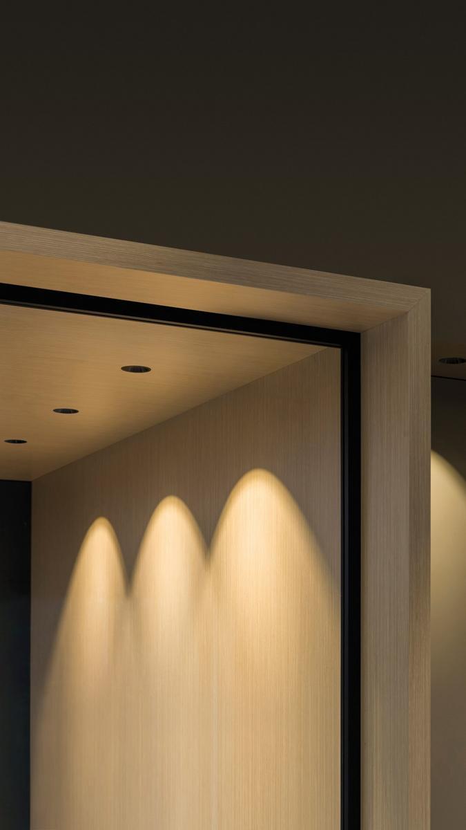 LED round recessed aluminium spotlight | Shot Light M Asymmetric by Arkoslight