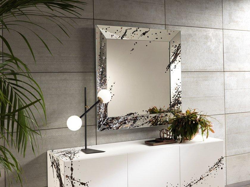 Framed mirror | Trapezio Art by Riflessi