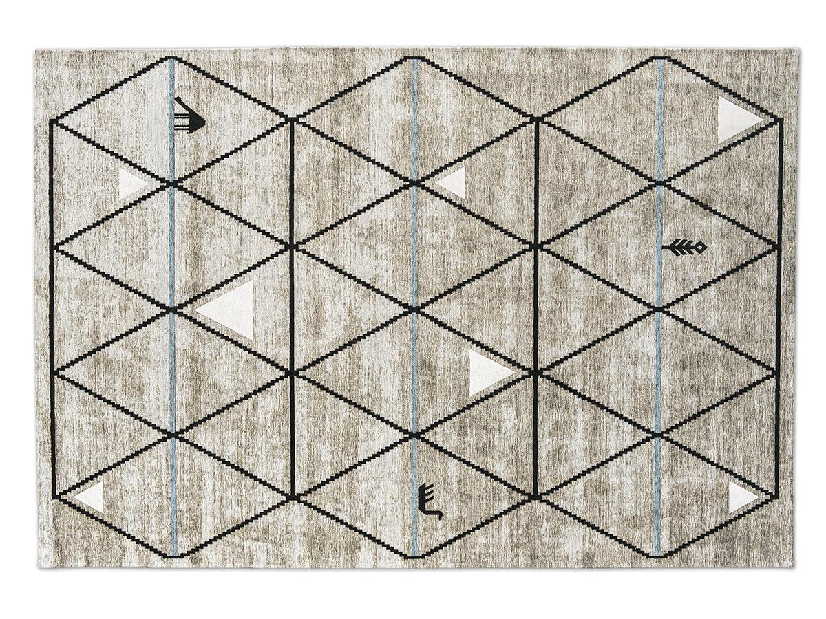 Rectangular rug with geometric shapes | Gava by Calligaris