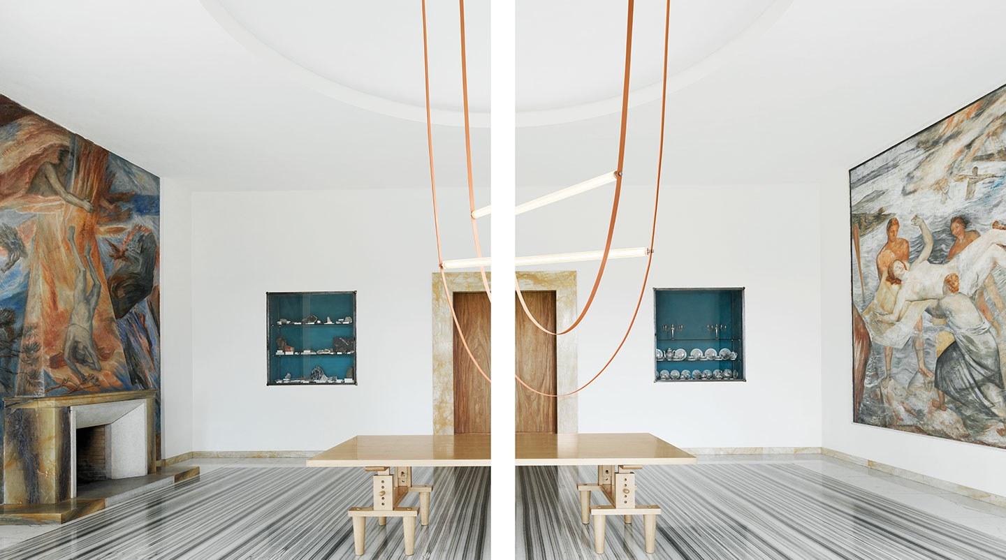 LED rubber and glass pendant lamp | Wireline by Flos