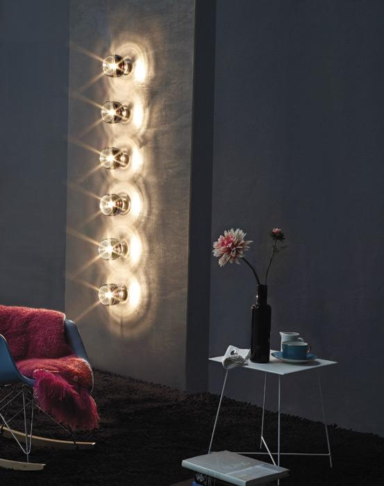 Blown glass wall lamp / ceiling lamp | Damasco Fa C by Vistosi