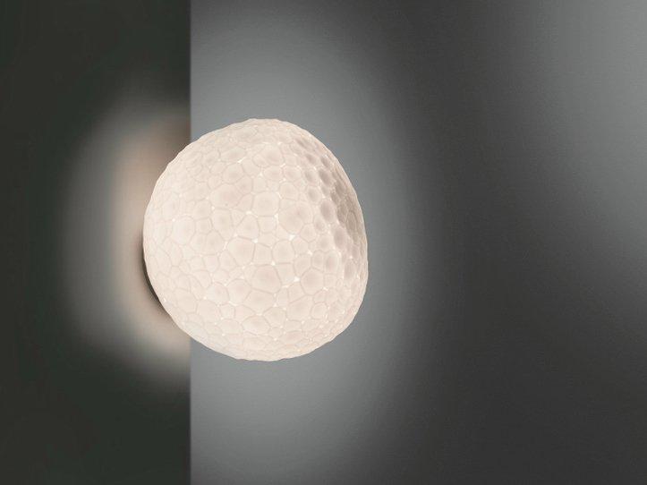 Blown glass wall lamp | Meteorite by Artemide