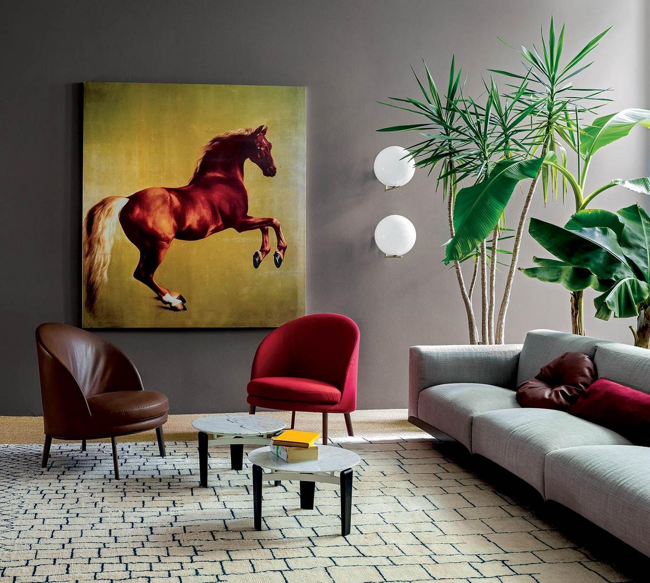 Leather armchair | Jules by Arflex