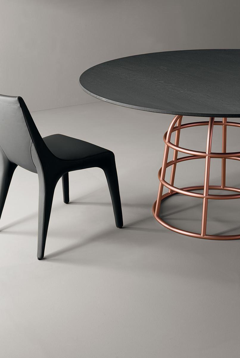 Round wooden table | Mass Table by Bonaldo