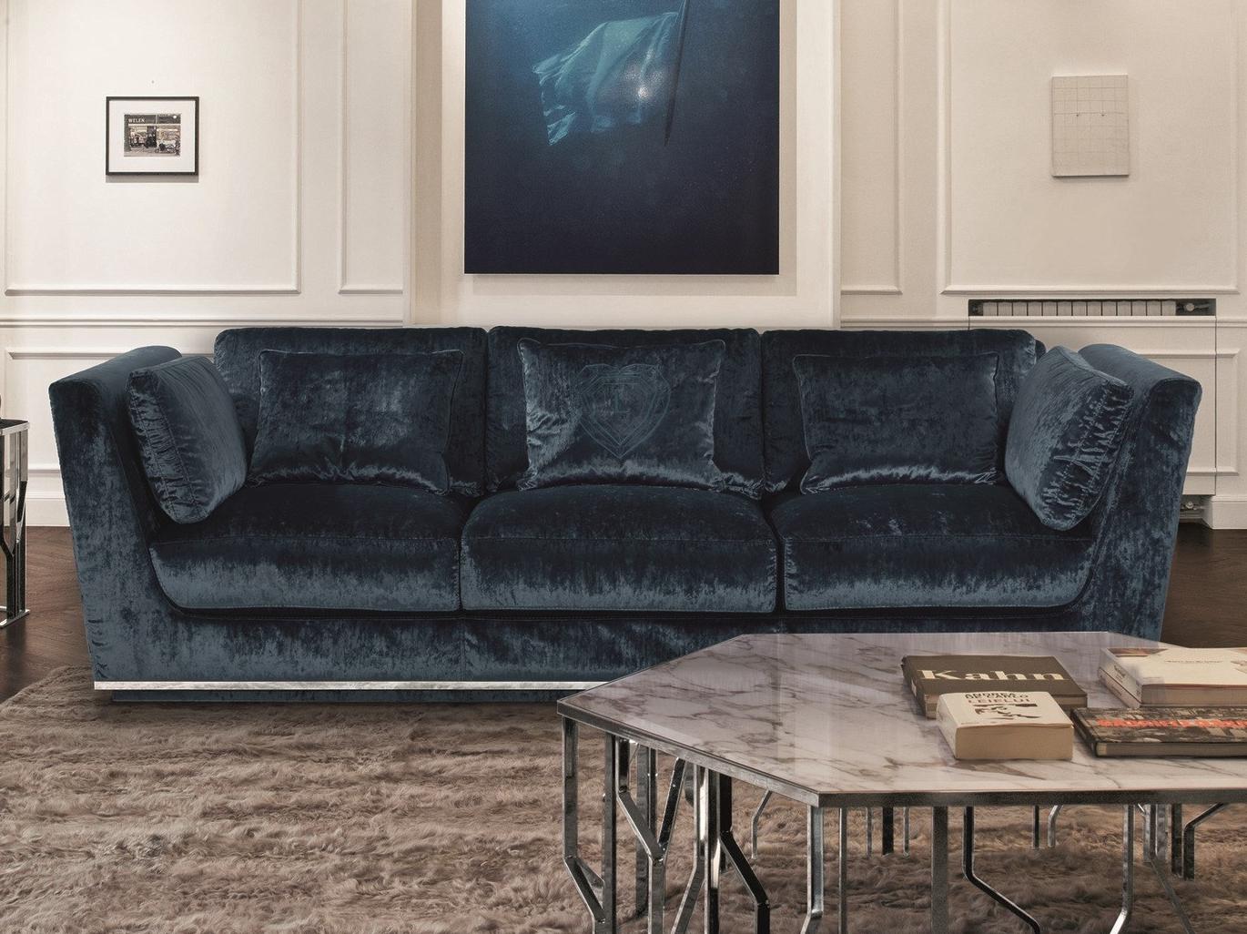 Modular leather sofa | Nobu by Longhi
