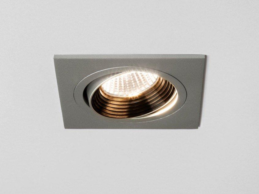 LED adjustable recessed steel spotlight | Aprilia Square by Astro lighting