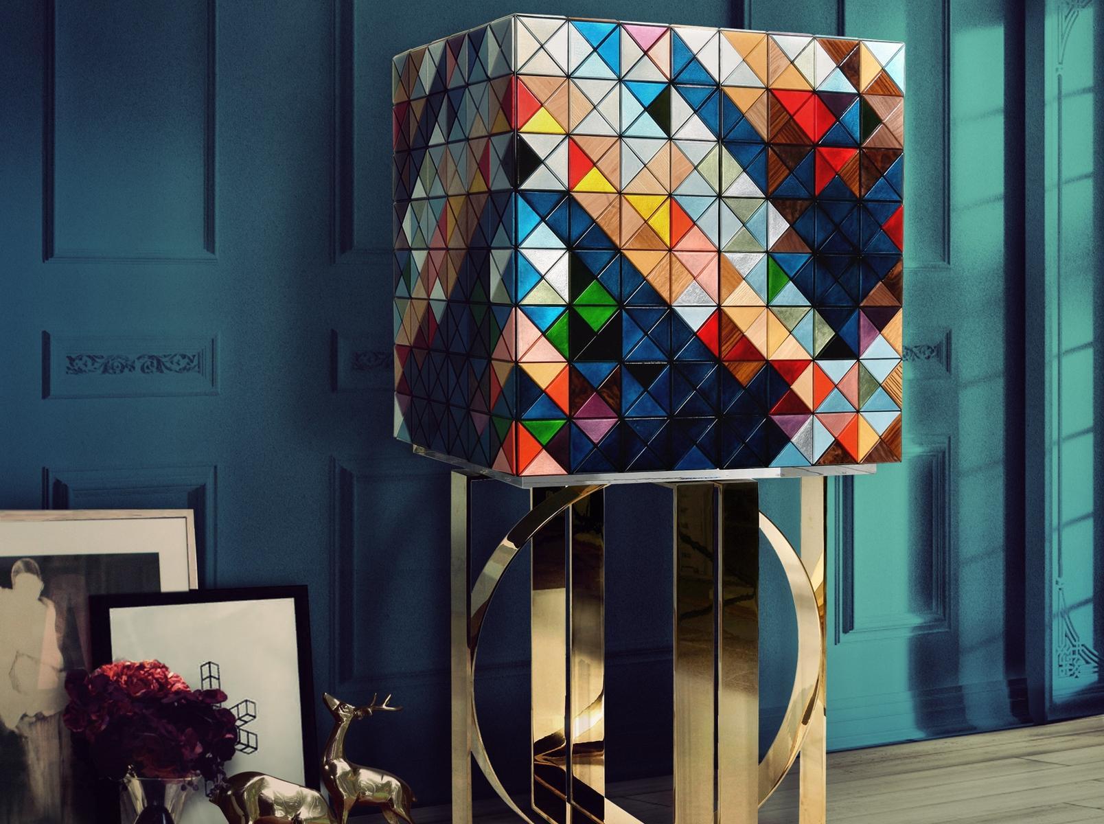 Wooden highboard with doors | Pixel by Boca Do Lobo