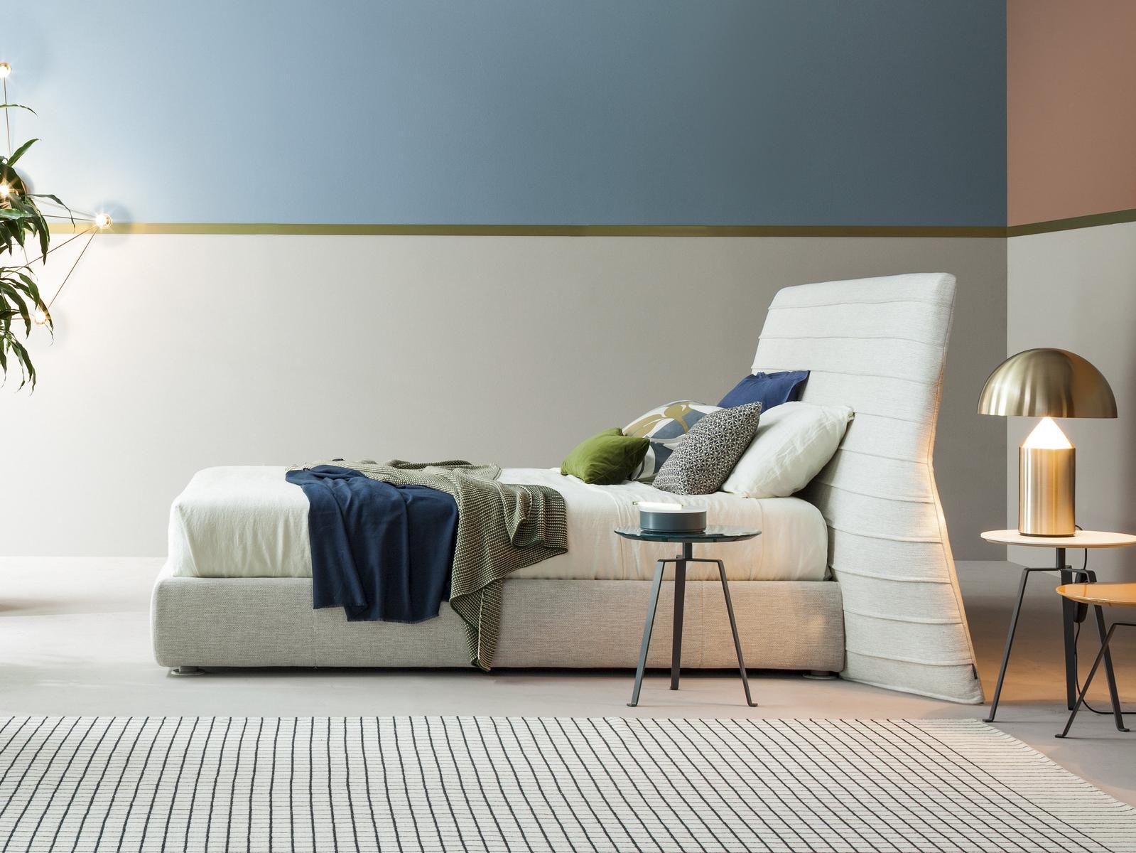 Upholstered fabric bed | Kenobi by Bonaldo