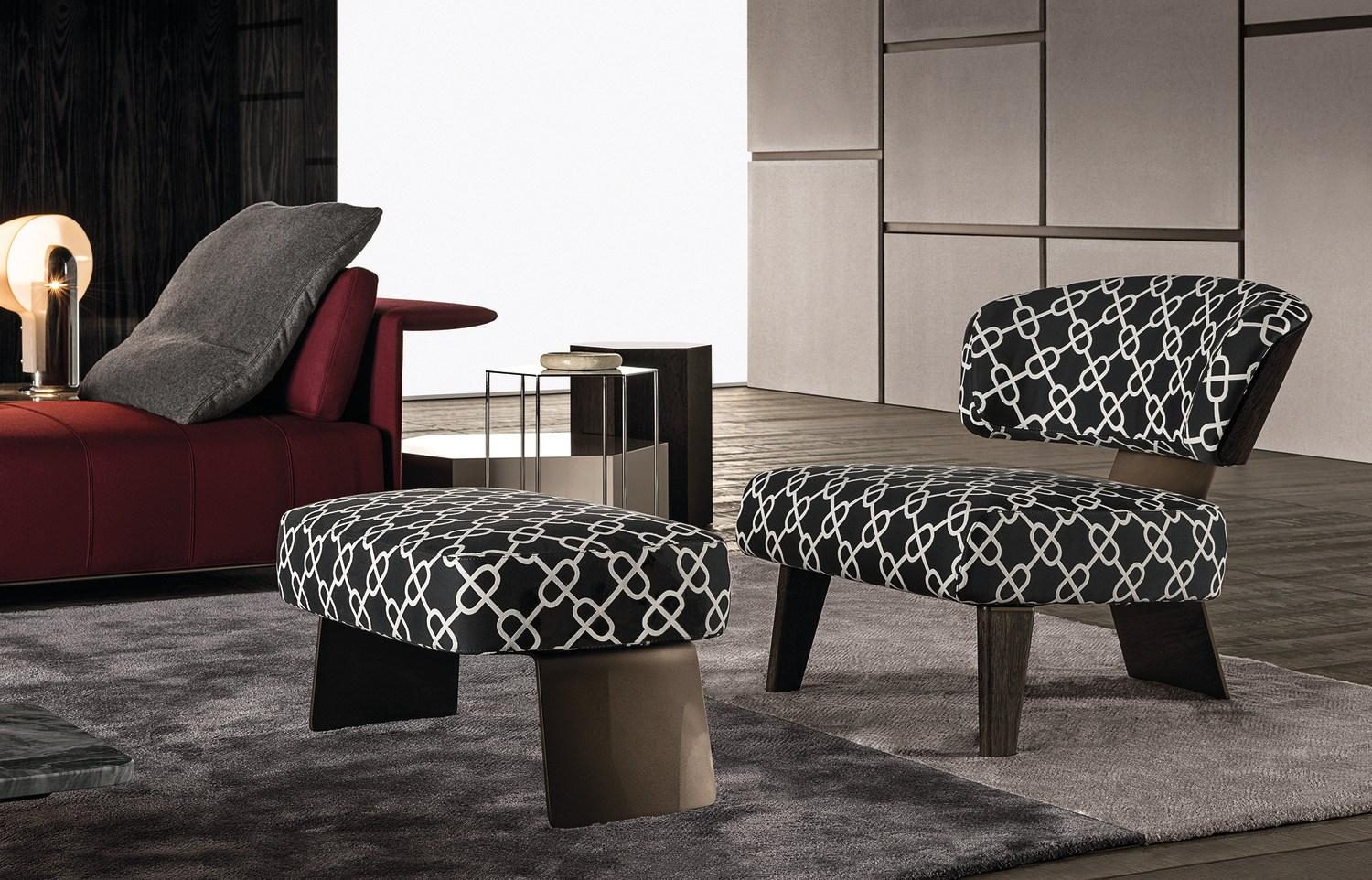Easy chair | Reeves Wood by Minotti