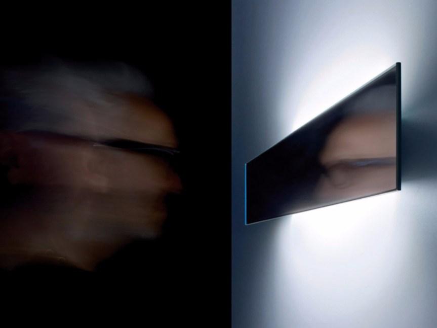 LED mirror and metal wall lamp | Shade by Davide Groppi