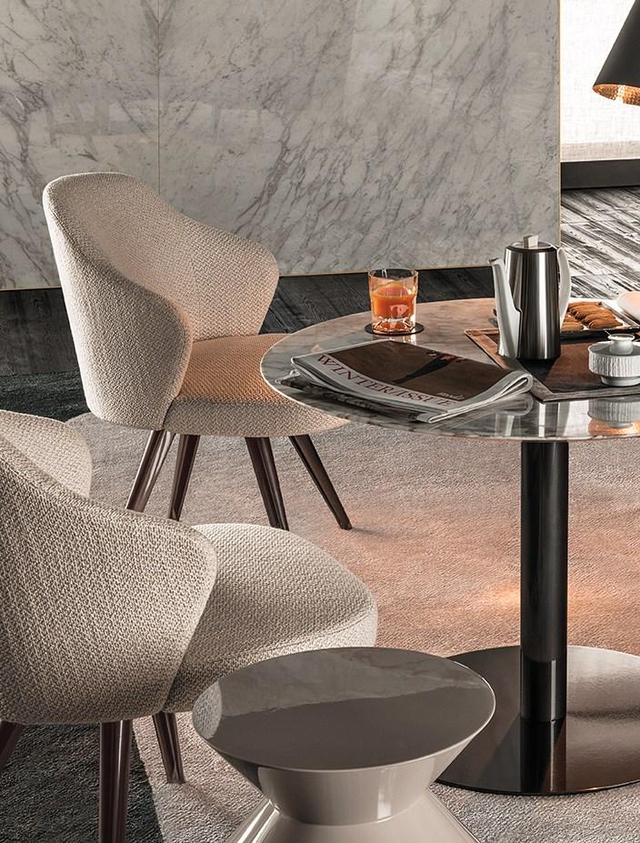 Chair | Leslie Little Armchairs by Minotti