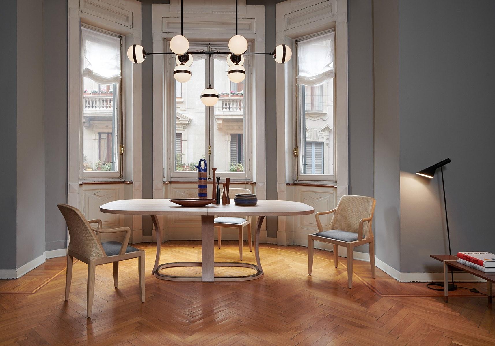 Ash chair with armrests | Grace by Potocco