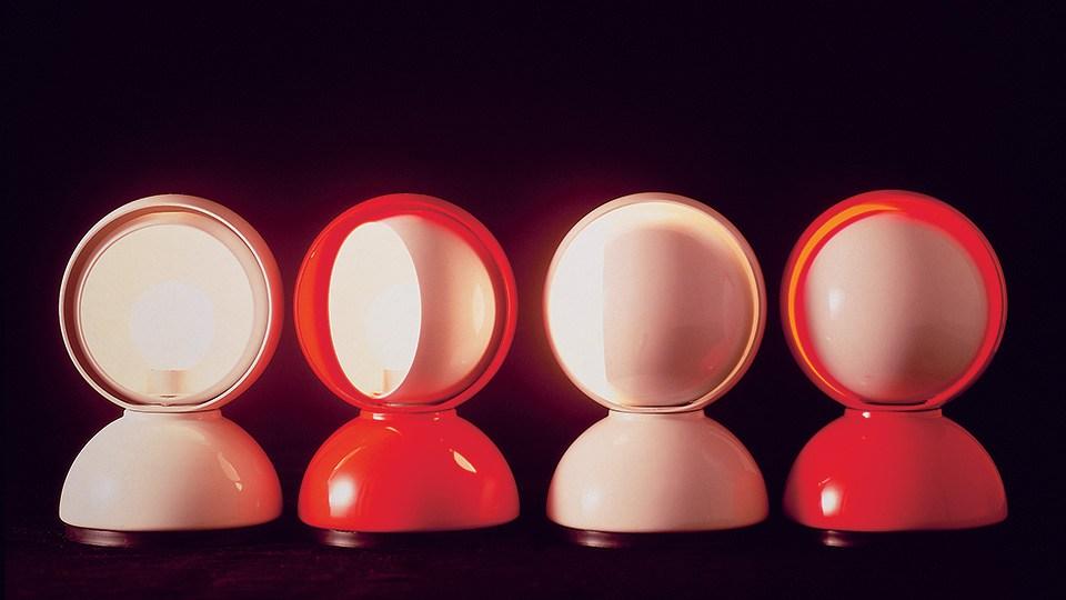 Painted metal table lamp | Eclisse by Artemide