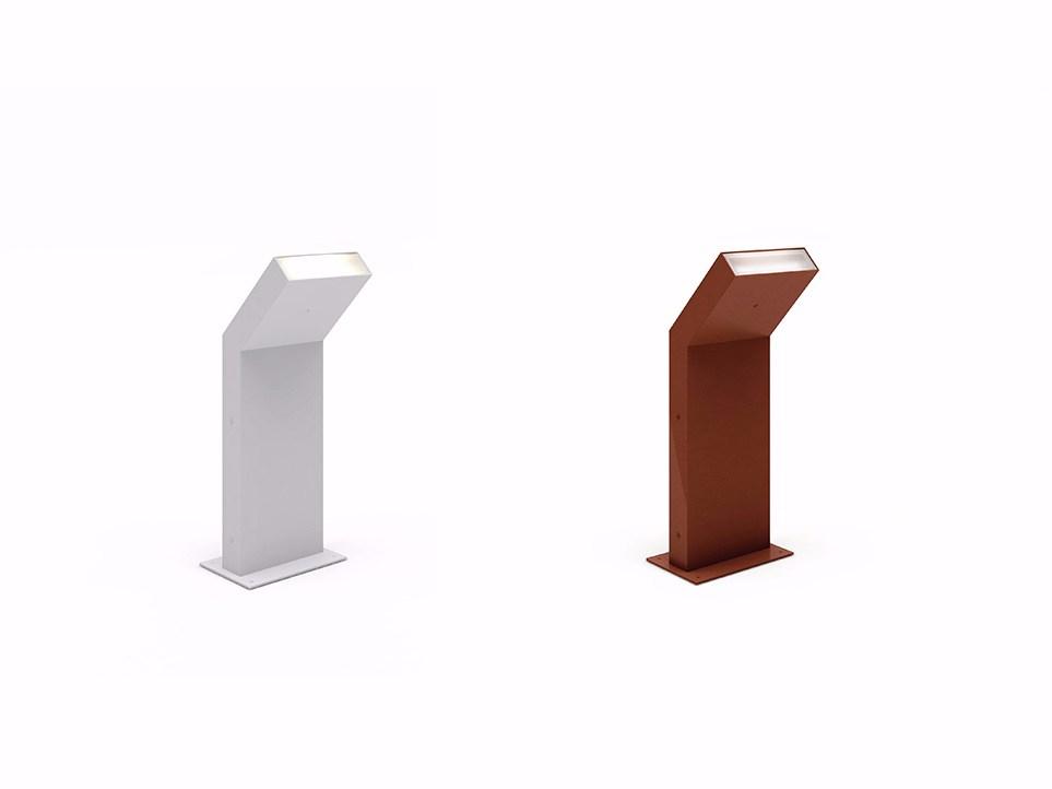 LED aluminium bollard light | Chilone by Artemide