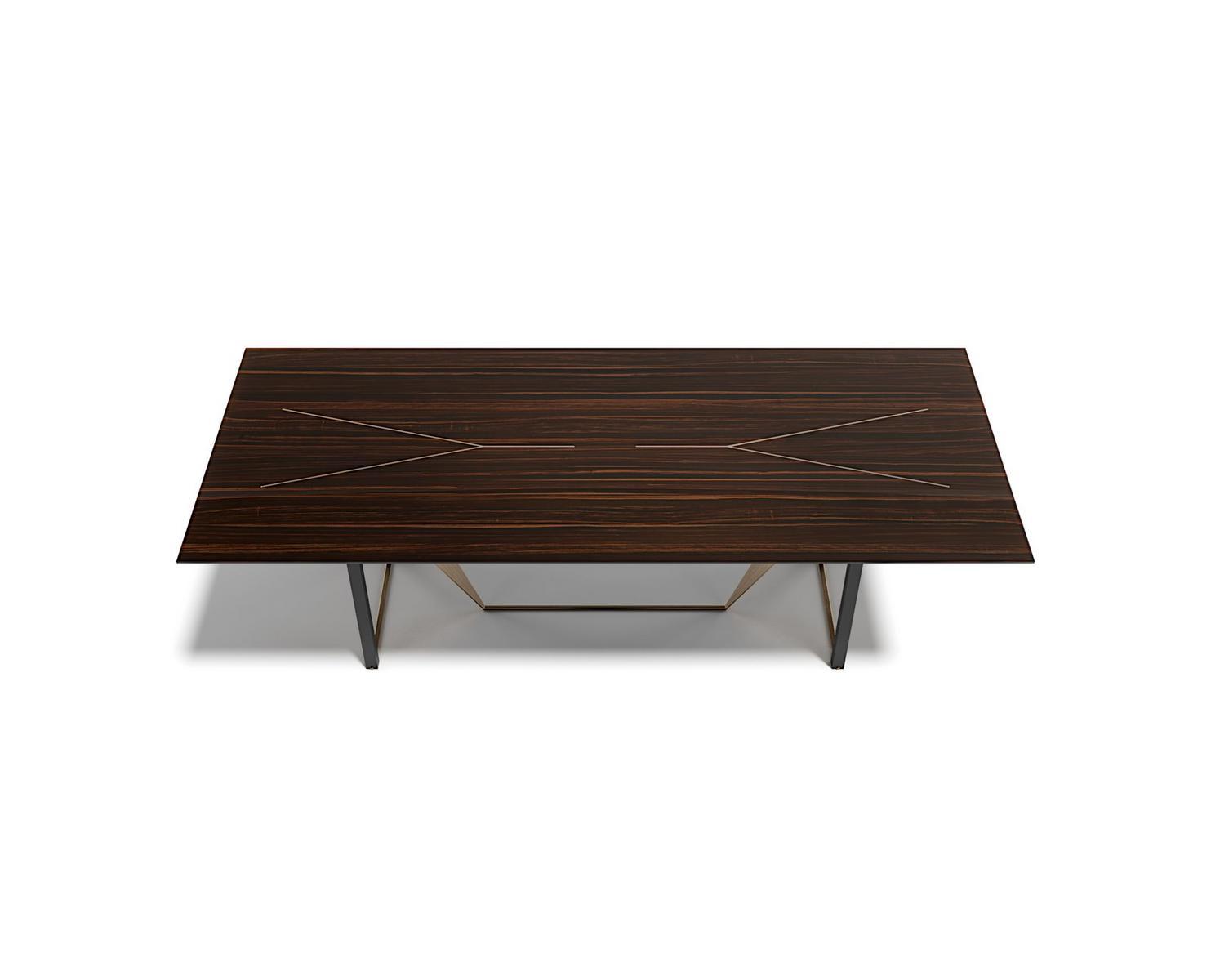 Rectangular wooden dining table | Prisma by Capital Collection