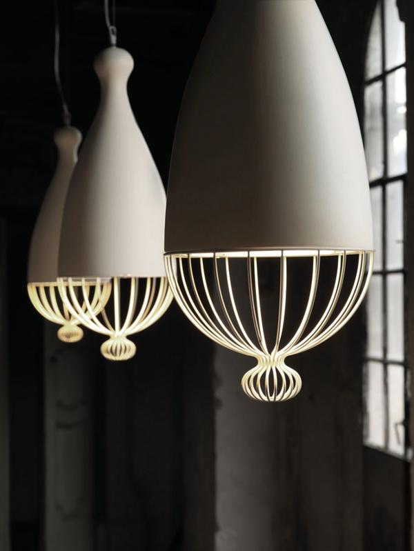 Ceramic pendant lamp | Le Trulle by Karman