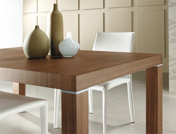 Extending rectangular wooden table | Club by Riflessi