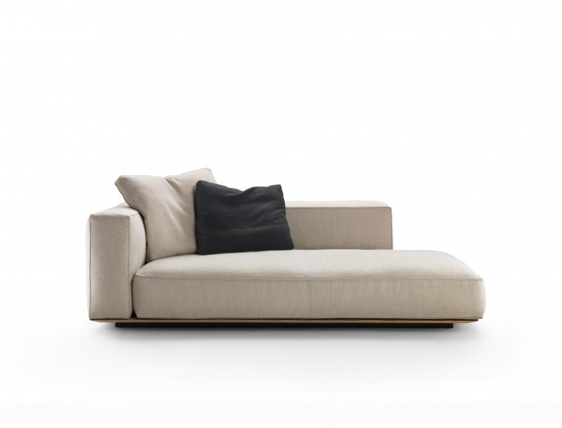 Fabric day bed | Grandemare by Flexform