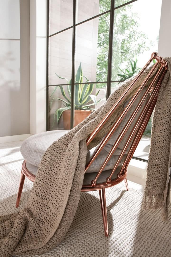 Metal armchair | Aurora by Cantori