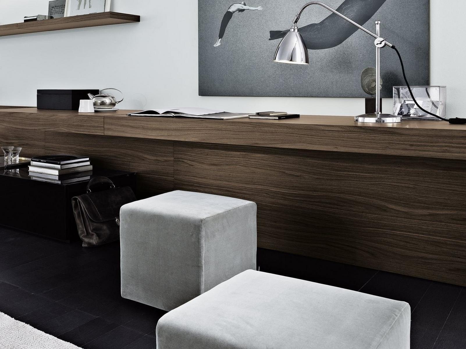 Upholstered fabric pouf | Play by Poliform