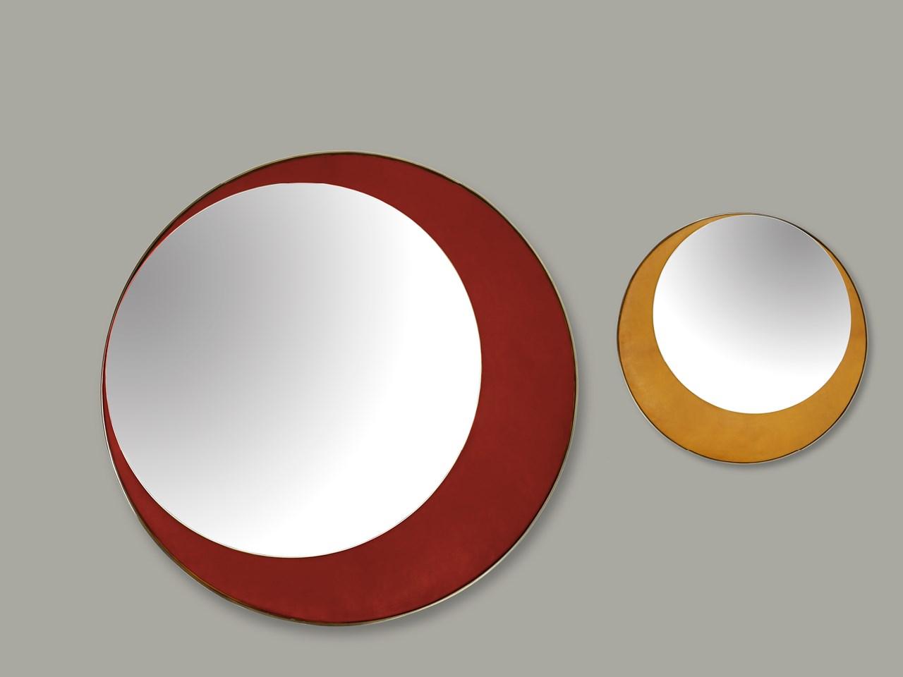 Round wall-mounted mirror | Eclipse by Borzalino