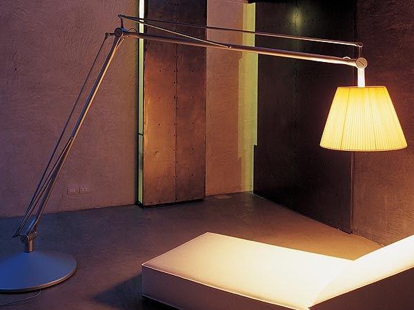 Fabric floor lamp | Superarchimoon by Flos