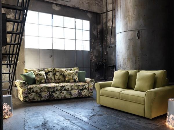 Sectional fabric sofa | Ewald by Domingo salotti