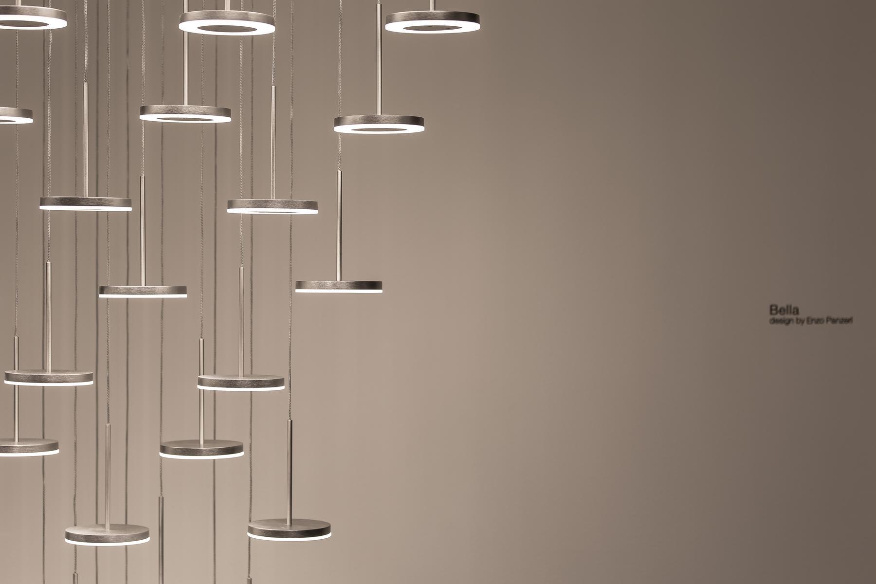 LED die cast aluminium pendant lamp | Bella by Panzeri