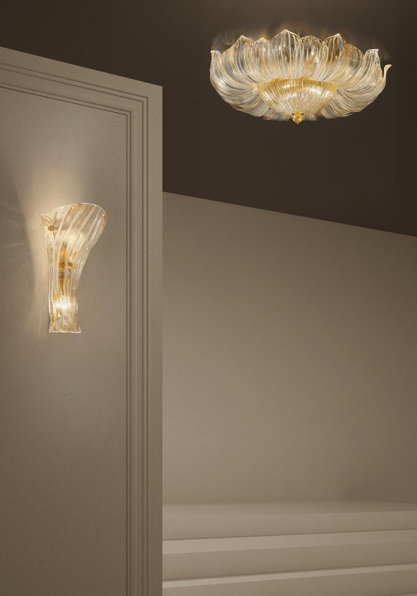 Glass ceiling light | Loredan by Sylcom