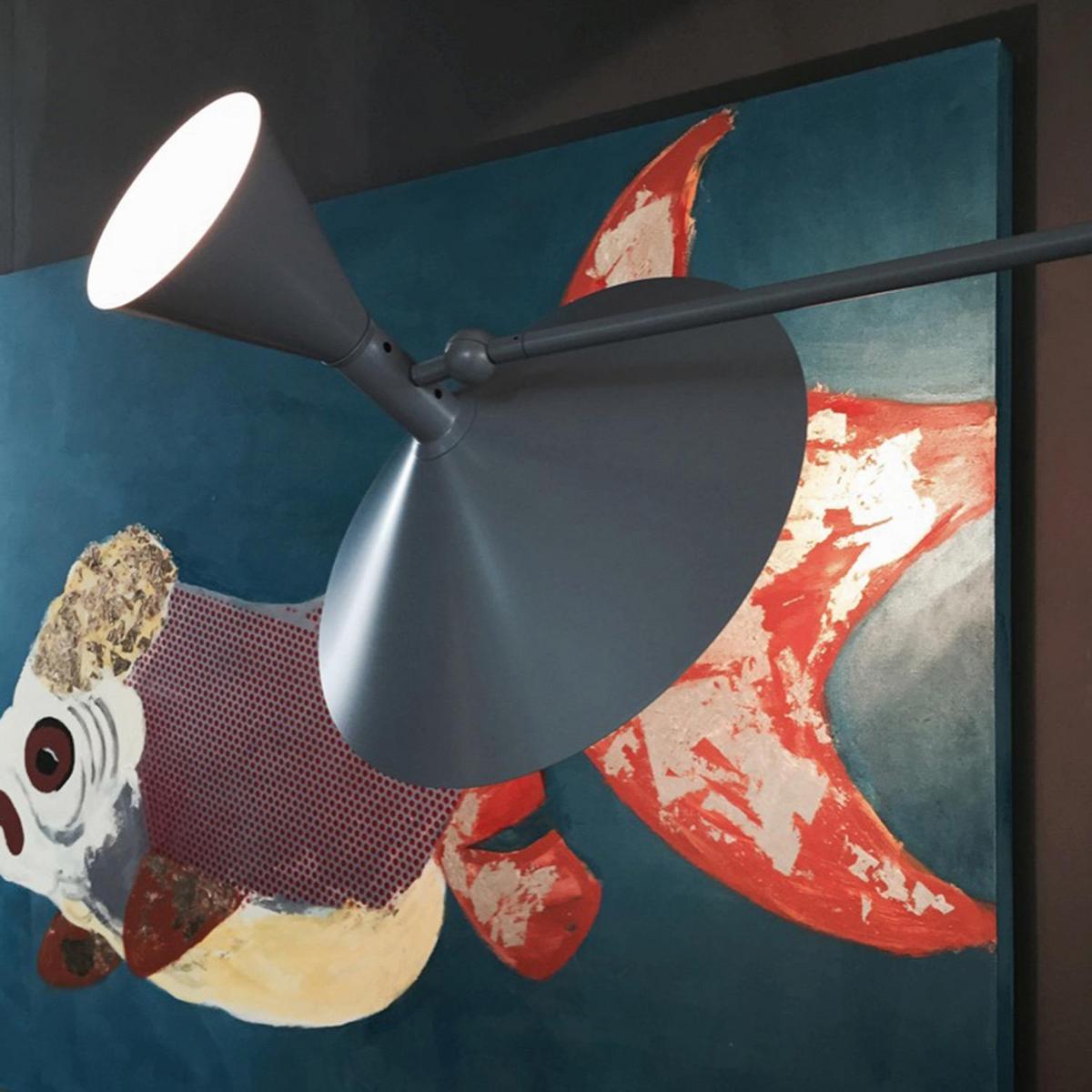 Adjustable aluminium wall lamp | Lampe De Marseille by Nemo