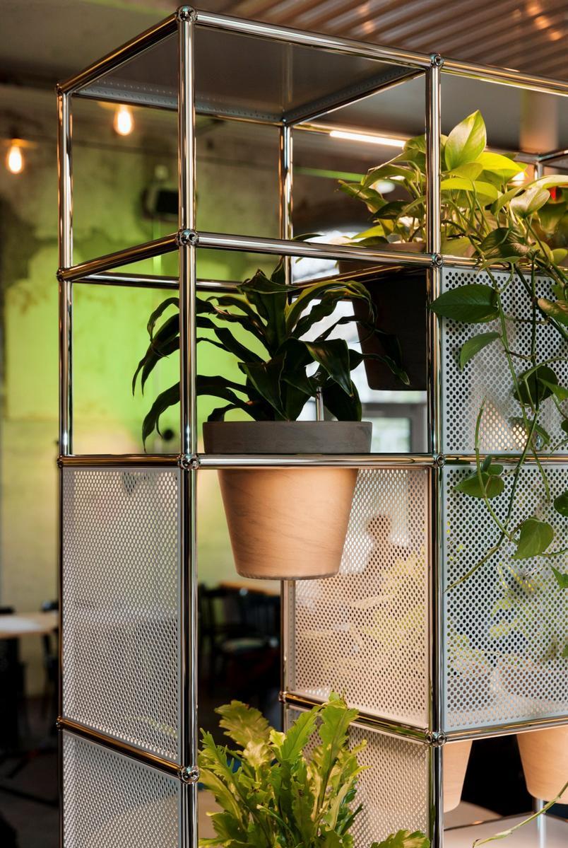 Sectional shelving unit | World Of Plants For Haller by USM