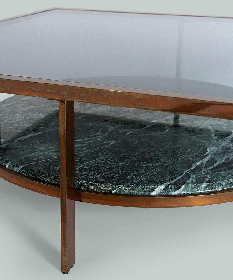 Square crystal coffee table | Paul by Borzalino